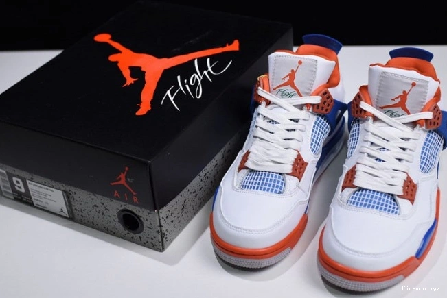 Blue Jordan White Crimson-Royal Bright Air 4 308497-171 0819